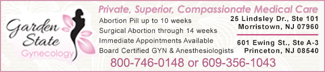 Garden State Gynecology abortion clinic in New Jersey