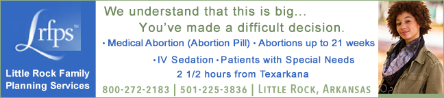 Little Rock Family Planning abortion clinic in Arkansas - welcome Texas abortion patients