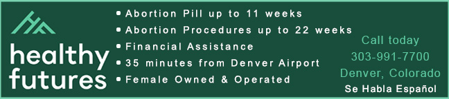 Healthy Futures abortion clinic in Denver, Colorado offering abortion pill, medication abortion and procedural abortions.