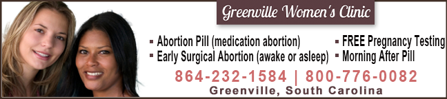 Greenville Women's Clinic - abortion clinic in Greenville, South Carolina offering abortion pill, medication abortion or medical abortion.
